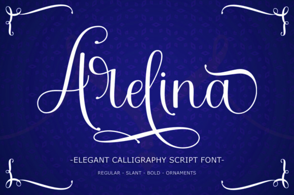 Arelina: A Delicate Handwritten Font for Makers