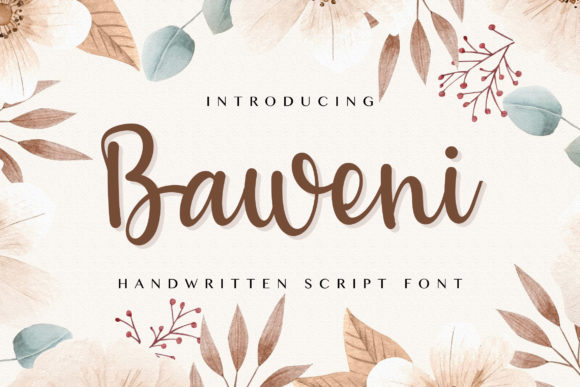 Baweni: A Friendly Handwritten Font for Makers