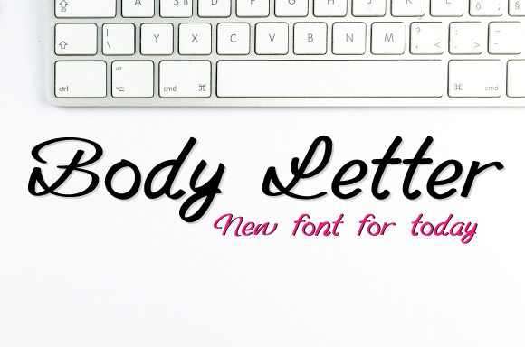 Body Letter: A Premium Script Font for Campaigns