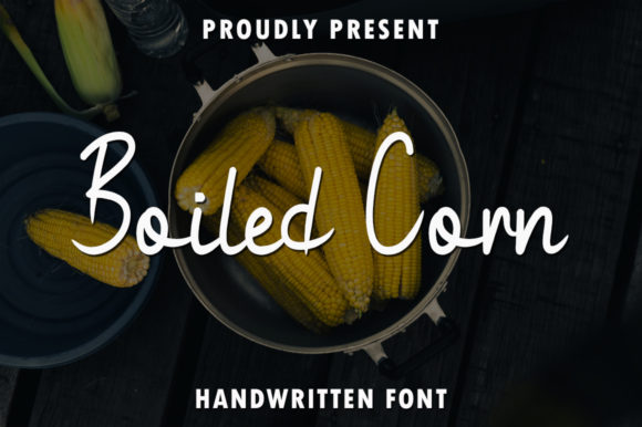 Boiled Corn: A Sweet Handwritten Font for Editors
