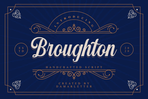Broughton: A Premium Handwritten Font for Campaigns