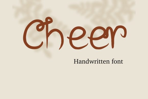 Cheer: A Playful Handwritten Font for Small Business