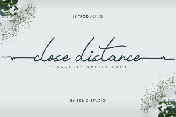 Close Distance: A Handwritten Font for Web Design