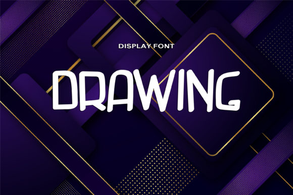 Drawing Font: A Modern Handwritten Typeface for Campaigns