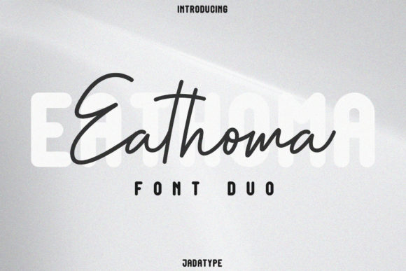 Eathoma: A Romantic Font for Editorial Design