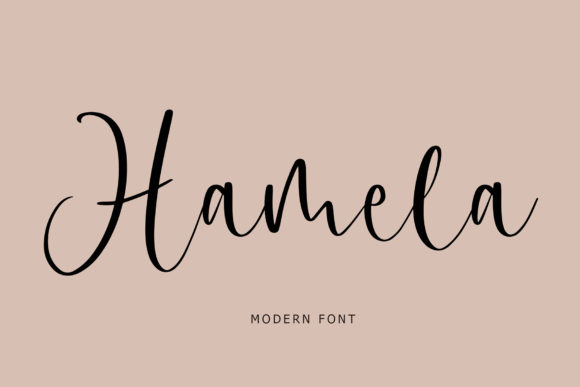Hamela: A Relaxed Handwritten Font for Editorial Design