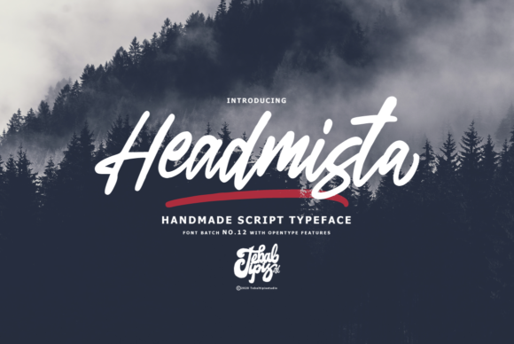 Headmista: A Script Font for Editorial Design