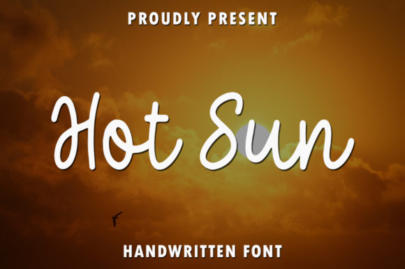 Hot Sun: A Contemporary Script Font for Editorial Design