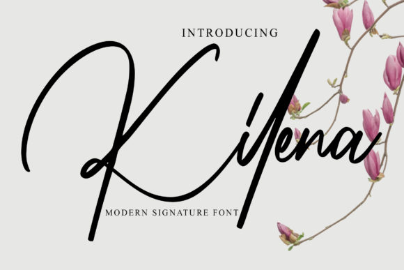 Kilena: A Sweet Handwritten Font for Editorial Design