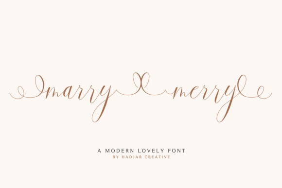 Marry Merry: A Delicate Handwritten Font for Editorial Design