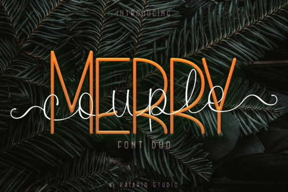 Merry Couple: A Romantic Font for Editorial Design