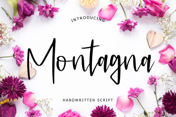 Montagna: A Modern Script Font for Bold Branding