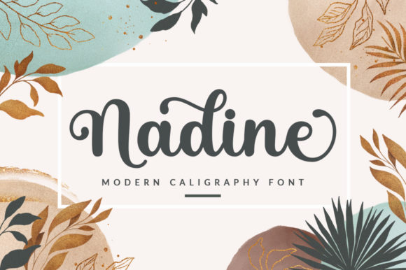 Nadine: The Elegant Handwritten Font for Small Business Branding