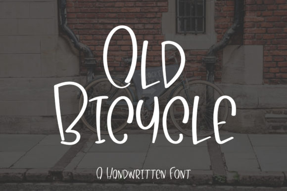 Old Bicycle: A Handwritten Font for Editorial Design