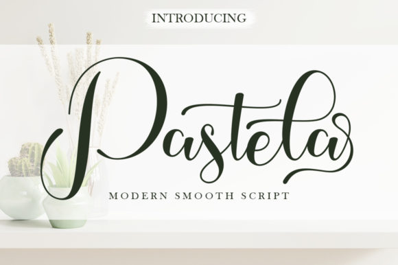 Pastela: A Modern Script Font for Crafters