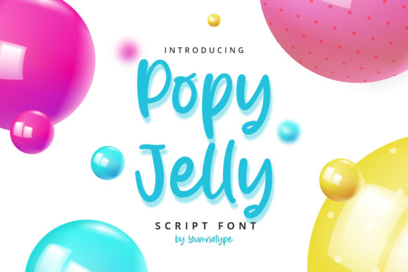 Popy Jelly: A Handwritten Font for Editorial Design