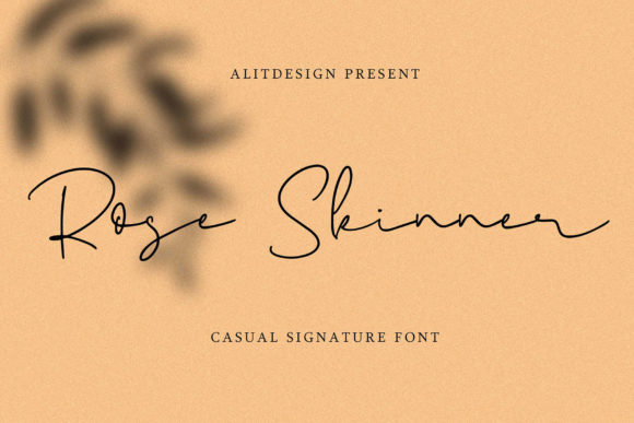 Rose Skinner: A Signature Script Font for Web Design