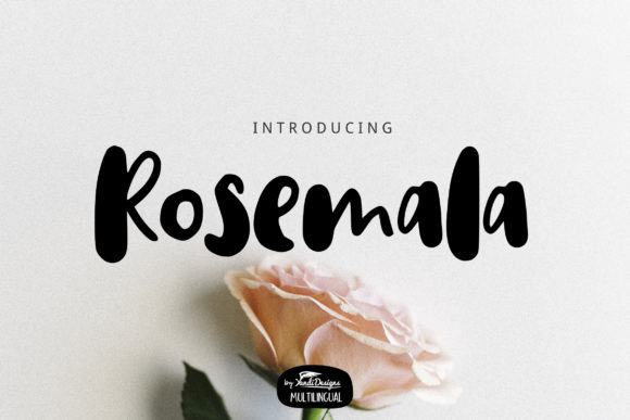 Rosemala: A Handwritten Font for Modern Web Design