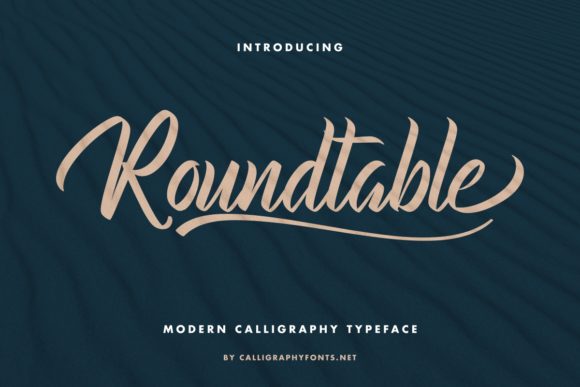 Roundtable: A Modern Handwritten Font for Campaigns