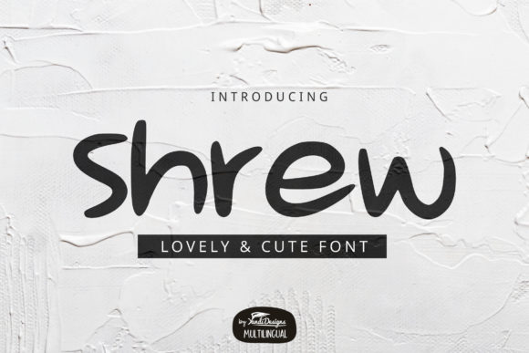 Shrew: A Handwritten Font for Modern Web Design