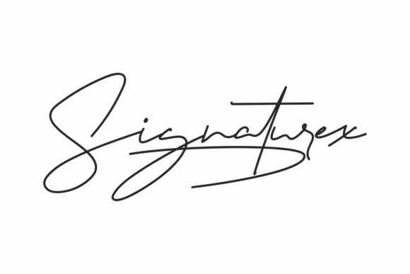 Signaturex: A Stylish Handwritten Font for Web Design