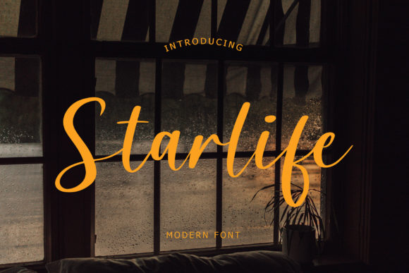 Starlife: The Elegant Script Font for Polished Branding