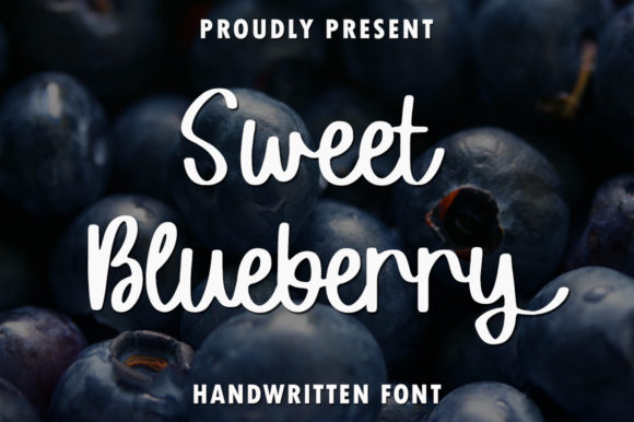 Sweet Blueberry: A Sweet Script Font for Editorial Design
