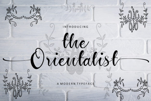 The Orientalist: A Romantic Script Typeface for Branding
