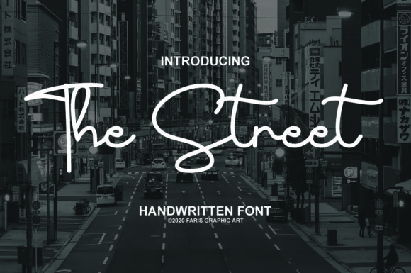 The Street: A Handwritten Font for Editorial Design