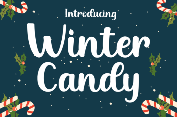 Winter Candy: A Script Font for Modern Web Design